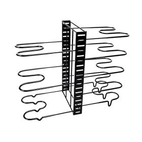 Pots and Pans Organizer Rack for Kitchen Storage (Type: Style B, Color: Black)